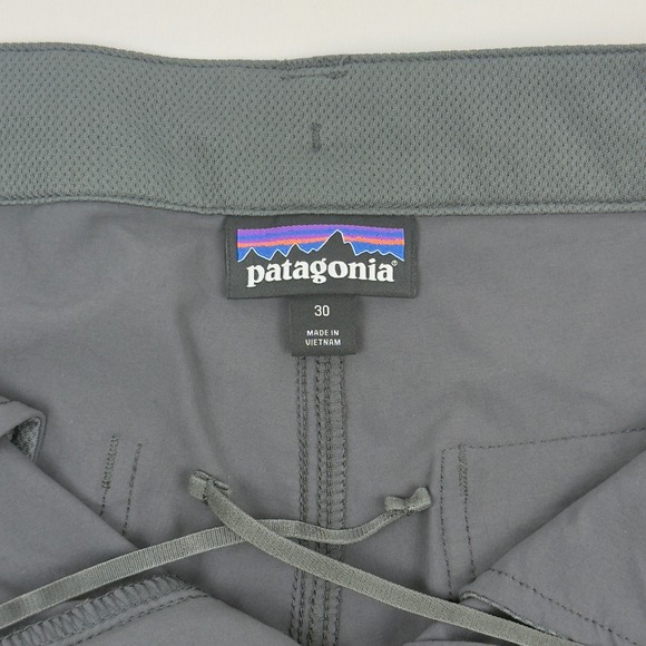 Patagonia Mens Gray Nylon Blend Active Hiking Shorts Size 30 - Picture 4 of 7